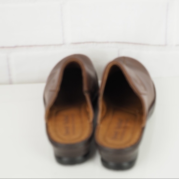 Josef Seibel sz 41 US 10.5-11 brown leather clogs - Picture 6 of 14